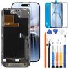 LADYSON Schermo LCD TFT per iPhone 14 Pro, kit di ricambio per iPhone 14 Pro A2890, A2650, A2889, A2892 3D Touch LCD Display Digitalizzatore parti di riparazione (nero)