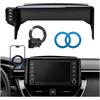 Takeyman Supporto per telefono da auto per Toyota Corolla/Corolla Hatchback 2019-2025, accessori Corolla Cross 2013-2025, supporto per telefono MagSafe compatibile con rotazione a 360° (clip fissa per