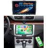 Ohradio 9″ Autoradio VW Golf 6 CarPlay Android Auto Wireless | Anche per Polo, Tiguan, Touran, Passat B6, Caddy, Sharan, Scirocco. Wireless CP & AA, BT 5.2, EQ Audio, Retrocamera + MIC