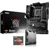 Memory PC Kit di aggiornamento processore AMD Ryzen 5 5500, scheda madre MSI B550-A | Assemblato con aggiornamento BIOS + controllo delle funzioni, scheda grafica richiesta