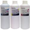 BELLIVESTORE KIT Ricarica cartucce 3 Flaconi 1000ml 3 Litri universale inchiostro colori per Brother, Canon, Epson, HP, LEXMARK, XEROX, DELL.