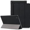 DINGGUAGUA Custodia Compatibile con Samsung Galaxy Tab A8 2022 SM-X200/X205 10.5 Pollici 2022 Ultra-sottile Cover con Funzione Supporto,Nero