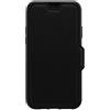 OtterBox Cover per iPhone 11 Pro Max Strada, resistente a shock e cadute fino a 2 metri, vero cuoio, 2 slot carte di credito, testata 3x vs norme MIL-STD 810G, Nero