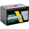 HJGHY Batteria al Litio-Ferro-fosfato da 12V per Uso Esterno | Batteria al litio portatile da esterno 12V (12Ah, 15Ah, 18Ah, 21Ah, 24Ah) con caricabatterie