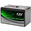 HJGHY Pacco Batteria al Litio da 12 V | Batteria sostitutiva da 12 V (5,4 Ah, 7,2 Ah, 9 Ah) - Batteria portatile al litio da 12 Volt per esterni e sistemi off-grid