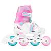 Raven - Rullo in linea Loret Glitter da 27 a 30 bambini formato misto nero/rosa Raven