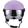 Generic Casco da sci traspirante e caldo | Casco invernale antivento da snowboard per uomo, donna, adolescenti, adulti, per attività all'aperto, viola, L (59-61 cm)