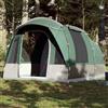 KLGBNCVE Tenda da campeggio verde oliva 400 x 260 x 200 cm poliestere e acciaio