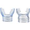 ZMdooreasy Bite Valve Bite Valve Bambino 4.5cm PVC flessibile Design chiaro | Materiale morbido in silicone, pioli antiscivolo, dimensioni adulti 3,8 cm, aspetto trasparente trasparente