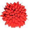 Generic Galleggiante Bobber Stopper 100X Bobber Beads Stopper colorato Space Beans | Roccia Pesca Nightlight Bloccaggio Perline Colorate Pesca Bobber Spazio Fagioli per Sartiame Galleggianti Stopper Perline