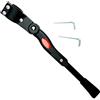 XFGtureIO Cavalletto Bici 1 pz Nero/Bianco Regolabile MTB Strada Bicicletta cavalletto parcheggio rastrelliera Supporto Mountain Bike Laterale Piede Brace