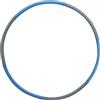 PEARL sports Hula Hoop riempibile in 6 pezzi con rivestimento in schiuma, blu/grigio, Ø 88 cm
