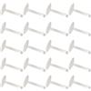 ZMdooreasy Supporto per esche per carpe, 20 pezzi, in plastica trasparente | Design in plastica trasparente, 20 pezzi per set, si adatta a pellet da 10 mm, ideale per carp rig, facile visibilità