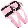 Warmhm Cinturino alla Caviglia Attaccabile per Cavo, Rosa, Poliestere | Doppia Fibbia e Chiusura a Strappo, Connessione d Sicura, per Caviglie e Cosce