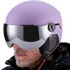 Generico Casco Da Sci Donna Traspirante E Caldo | Casco Snowboard Invernale Antivento Occhiali Antiurto Per Uomo Donna Giovani Adulti Sciatori Snowboarder Discesa Stazione