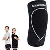 Rehband gomitiere per bambini, 1 pezzo o 1 paio, nero, protezione gomito confortevole per pallavolo e pallamano, Colore:Nero, Misura:S