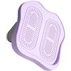 NIYANGLE Stepper per Esercizi Domestici, Pedana Antiscivolo in Ferro e Plastica | Allenamento da Seduti, Tonifica Polpacci e Cosce, Supporto per Stabilità, per Viaggi e Ufficio