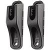 ZMdooreasy Tacchetti da barca in nylon rinforzato, 85 mm, colore nero | Chiusura rapida della corda, capacità di linea 4-6 mm, nylon rinforzato, impugnatura antiscivolo, per kayak yacht uso