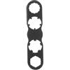 Besttoolifes Strumento di riparazione per bici ultra sottile da 0,3 cm per KEO | TC4, ultraleggero 29 g, adatto per look per keo, precisione a 4 fori, previene danni al pedale (nero)