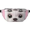 kkvhhyuo Marsupio da corsa con stampa con motivo Pomeranians, Adorabile cane maltese | Borsa a tracolla leggera, marsupio regolabile con tasche multiple per viaggi, escursioni quotidiane