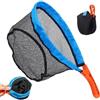 Generic Rete da pesca galleggiante | Retino da pesca | Per salmone, mosca, kayak | Retino da pesca da esterno | Attrezzatura portatile a rete per escursionismo, kayak, barca, lago, acqua salata, trota spigola