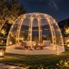 GENERIC Tenda A Bolle, Grande Cupola Impermeabile Per 4-8 Persone, Tenda Da Esterno Cielo Stellato, Cupola Igloo Trasparente Per Esterni Per Protezione Dal Freddo, Corde, Picchetti, Sacchi Di Zavorra,