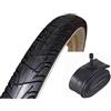 RMS N°2 Copertone/Pneumatico 26 X 2.125 BIANCO/NERO Bici CRUISER - VARIE + N°2 Camere
