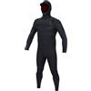 O'NEILL 2026 Uomo Hyperfreak Fire+ 5/4mm Chest Zip con Cappuccio Muta 5725 - Black