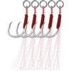 PATIKIL Kit di ami da pesca Glow Jigging Hook Slow Fast Fall Jigs Amo da pesca per esche verticali