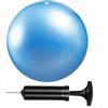 EDIBAZZAR Palla da ginnastica piccola per Pilates e Fitness 22 cm Blu PVC | Set con pompa, diametro 22 cm, per fitness, colore blu, materiale PVC