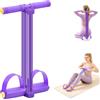 RWSRW Fascia Elastica Fitness, Banda di Resistenza Allenamento 8 Tubi con Pedale, Fitness Corda Eelastica, Allenatore addominale per Addominali Yoga Home Allenamento Braccio Gambe Dimagrante Sport Casa