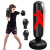 Aicharynic Sacco da boxe per bambini, 160 cm, con guantoni da boxe, sacco gonfiabile per ragazzi e ragazze dai 3 ai 12 anni, set da boxe per bambini, sacco da boxe in piedi, per interni ed esterni, karate