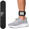 KERYBW Cinghia alla caviglia pedometro regolabile sport, cinturino sportivo | Chiusura in , compatibile con tracker e pedometro, neoprene traspirante, per camminare e correre, colore nero