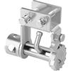 Generic Verricello scorrevole | Argano a mano in ferro resistente e strumento | Argano a mano in ferro resistente e tendicinghia - Attrezzo compatto a cricchetto da 11,4 cm per la manutenzione del