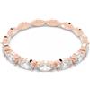 SWAROVSKI ANELLO VITTORE MARQUISE PLACCATO ORO ROSA, 48