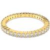 SWAROVSKI ANELLO MATRIX VITTORE FINITURA ORO 18 K, 48