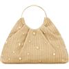 Ynport Crefreak Tote Bag da Donna in Paglia Tessuta Grande Borsa da Spiaggia per Estate, Vacanze e Viaggi, Borsa Casual Fatta a Mano per le Donne