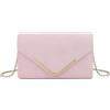 LHHMZ Pochette da donna in ecopelle, Busta formale partito frizione, Borsa a tracolla da sposa