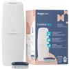 Angelcare Classic XL - Mangiapannolini con Ricarica Octo 1 Mese | Pellicola Multistrato Antibatterica Anti-Odore - 190 Pannolini - Uso a una Mano - Dalla Nascita - Taglie 0-3