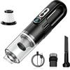Lerobo Aspirapolvere Portatile , Aspirapolvere Auto, Mini Aspirapolvere | 36000 Pa Aspiratore portatile senza fili, filtro HEPA lavabile per auto, casa, ufficio, capelli di animali domestici.