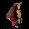 AK GEMS AND JEWELLERY Opale Grezzo, Opale Nero Di Fuoco Etiope, Opale Naturale Grezzo 14 Ct 30x16 Mm