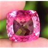 Gemscopious Morganite Naturale 32,70 ct Cuscino Rosa Certificata SEE VIDEO