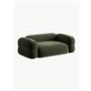 Windsor & Co Divano 2 posti in velluto Roger, larg. 210 cm - Verde