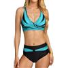 Jywmsc Set di Bikini a Vita Alta per Donne Costume da Bagno a Due Pezzi Tommy Control Costume da Bagno per Signore