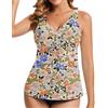 WOWENY Tankini Top da donna regolabile con spalline larghe e taglio ampio