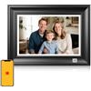 KODAK Cornice Digitale WiFi Cornice Foto Digitale 10 pollici, FHD 1920 * 1200 Touchscreen, Cloud Cornice Elettronica in Legno con Memoria da 32GB, Condivisione di Foto, Video e Musica via USB o App