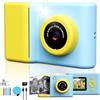 ULEWAY Macchina Fotografica Bambini Istantanea | 2,4" Schermo | 1080P HD Fotocamera Bambini con Flash LED | Scheda SD 32G | Carta per Stampante| Regalo Bambina e Bambino 3 4 5 6 7 8 9 10 11 12 Anni