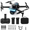 rotomoll Drone con Telecamera 1080P per Bambini Giocattoli Regalo per Bambini (Grey) | Mini FPV Droni con Motore Brushless/2 Batterie/Avvio One-Key/Controllo Gesto, Regalo per Bambini Compleanni Natale