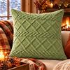 B O S A L O N I Federa Cuscino 45x45 cm BOSALONI HOME Atelier Collection, Copricuscino Decorativo Jacquard a Quadretti con Zip Nascosta, Fodera Elegante per Divano, Letto e Salotto Moderno (Verde Salvia)