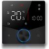 MelkiSmart Wi-Fi Thermostat - Serie 009 Termostato Touchscreen Programmabile per il Riscaldamento della Caldaia - Controllabile a Distanza dal Cellulare, Compatibile con Alexa, Google Home e IFTTT